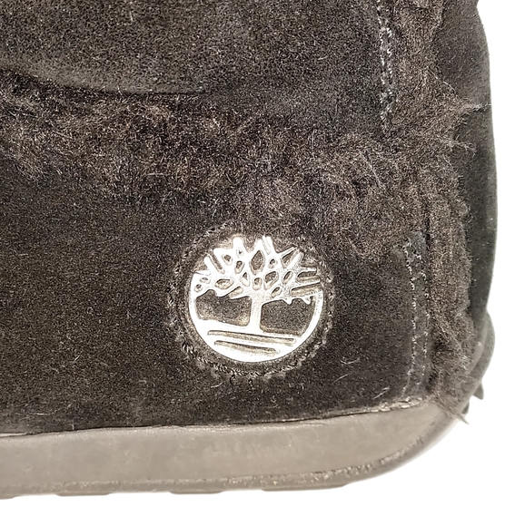 Timberland Women's Mukluk Size 8 Black Suede Pull-on Boots - Picture 3 of 13